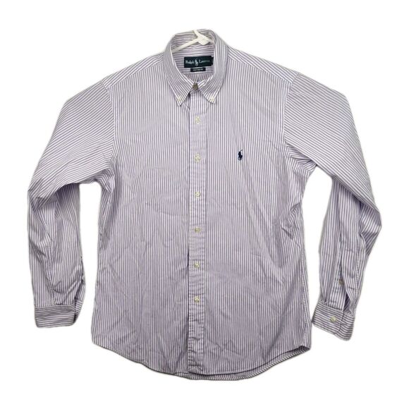 Lauren Ralph Lauren Other - Ralph Lauren men's button-up shirt, 16, 34/35, purple stripe, long sleeves VGC